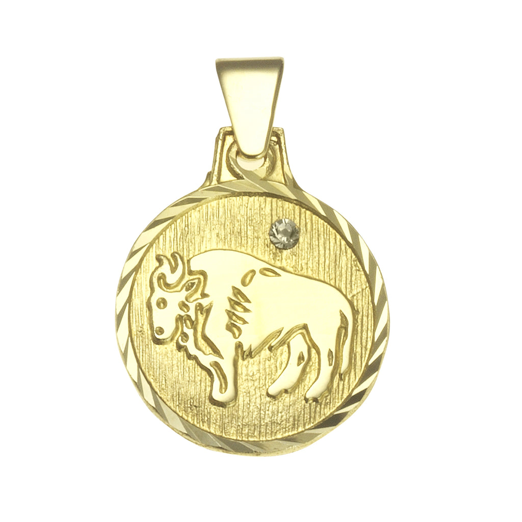 Anhänger Sternzeichen Stier 333/- Gelbgold