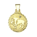Anhänger Sternzeichen Stier 333/- Gelbgold