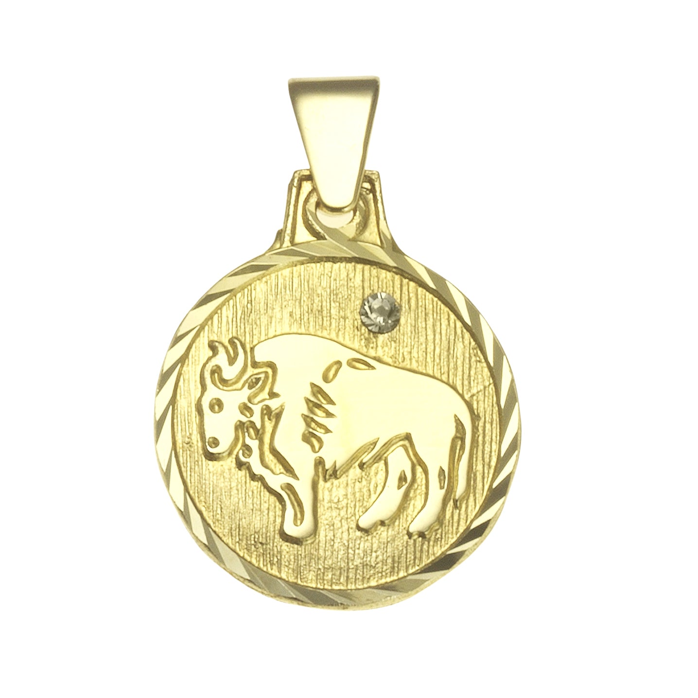 Anhänger Sternzeichen Stier 333/- Gelbgold