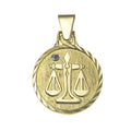 Anhänger Sternzeichen Waage 333/- Gelbgold