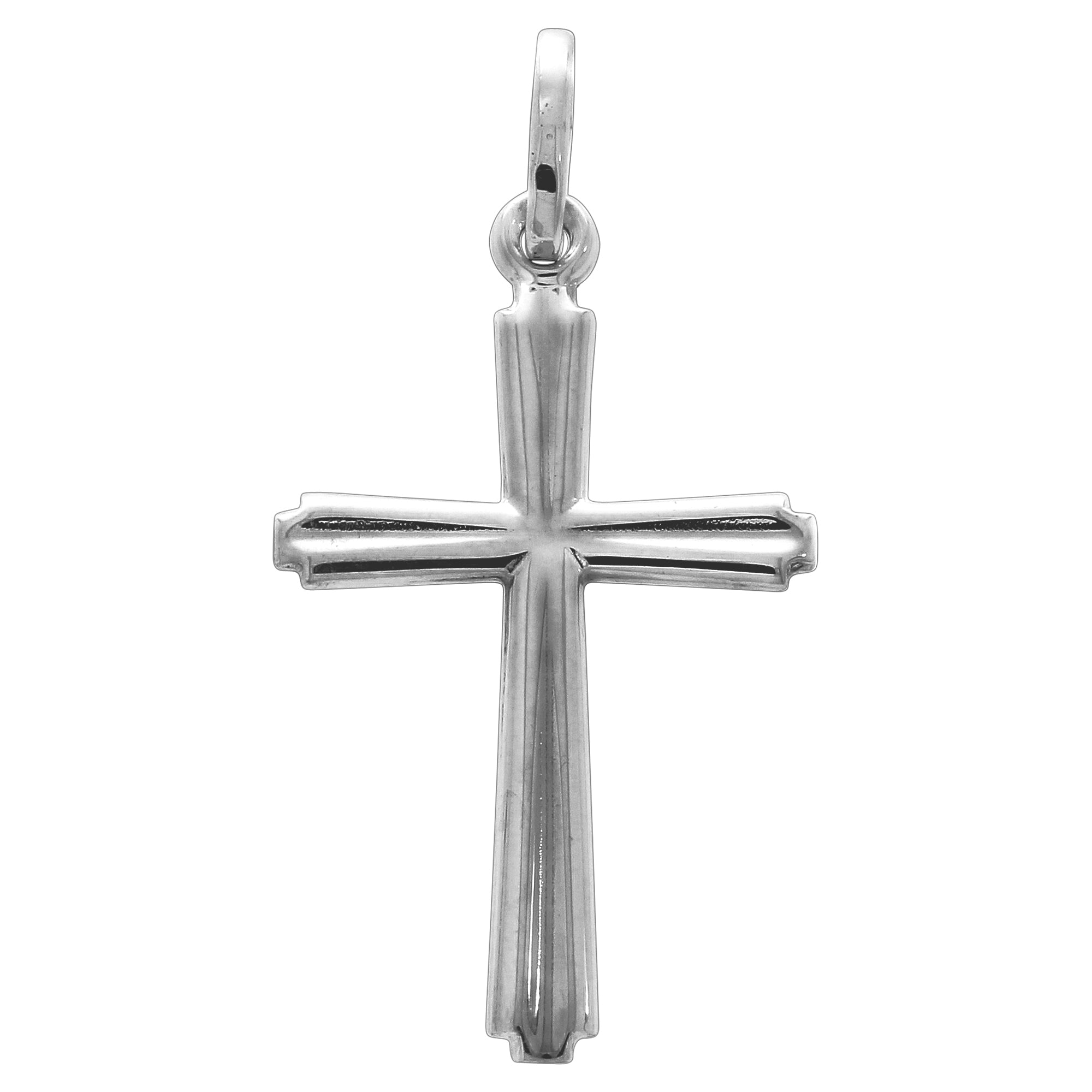 Anhänger 925 Silber rhodiniert Kreuz