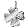 Anhänger 925 Sterling Silber Kleeblatt