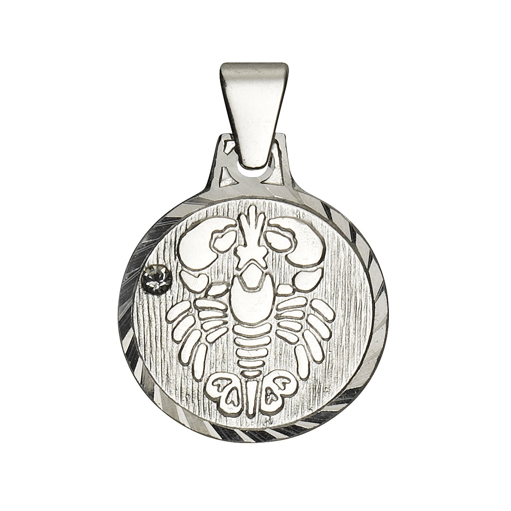 Anhänger 925/- Sterling Silber rhod. Krebs