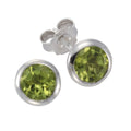 Ohrstecker 925 Sterling Silber Peridot