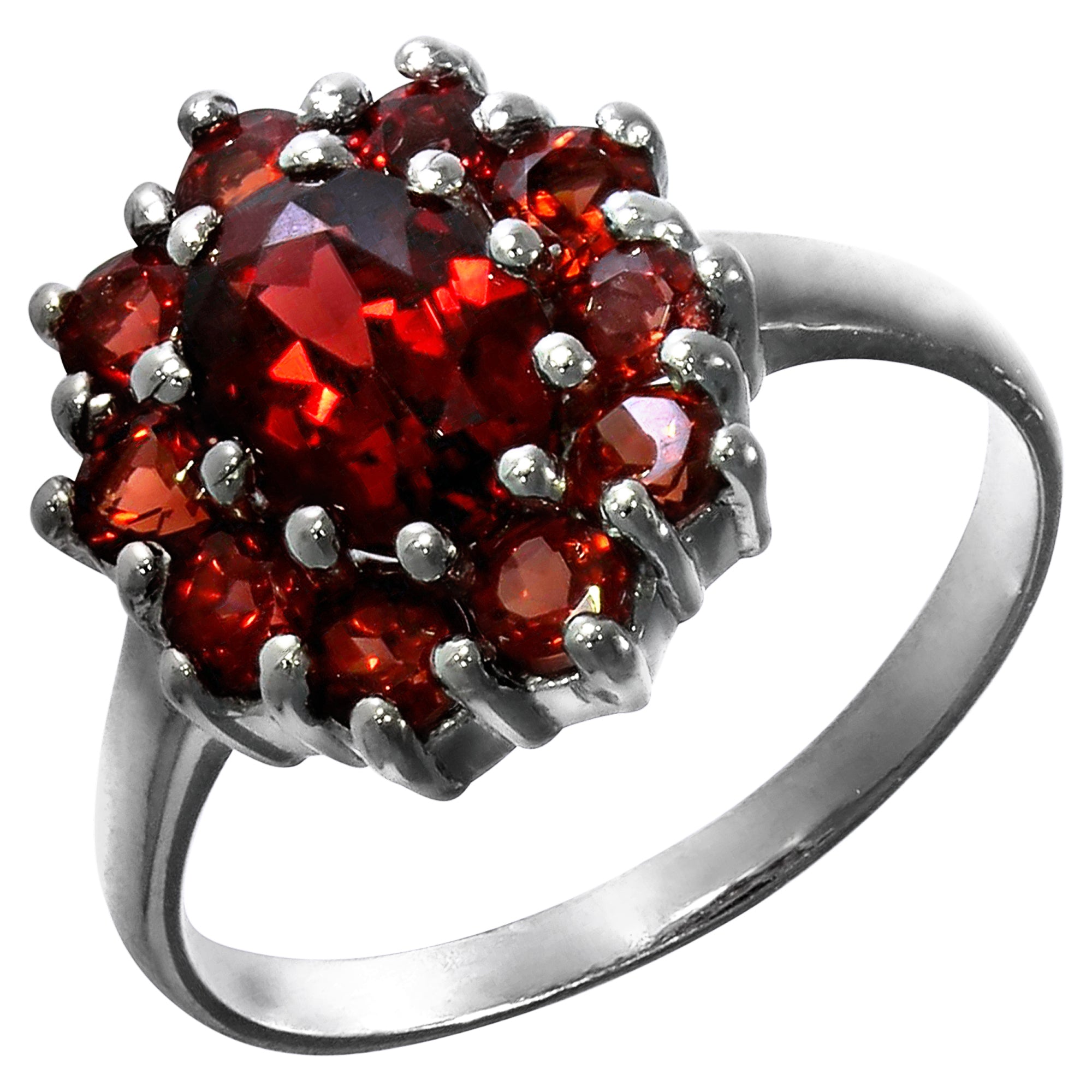 Ring 925/- Sterling Silber Granat