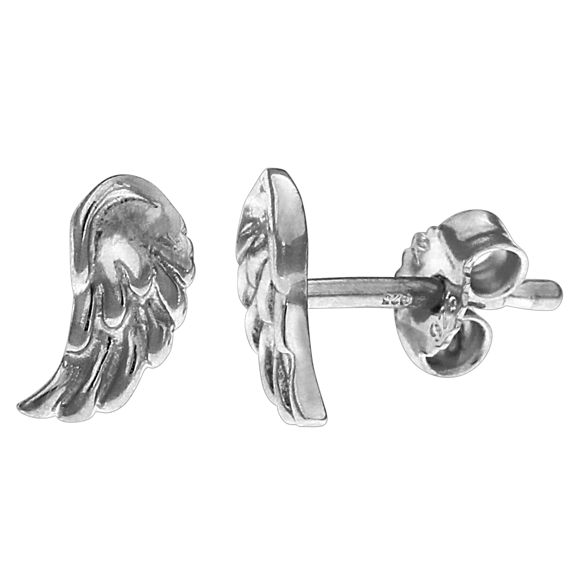 Ohrstecker 925 Silber Engel Flügel