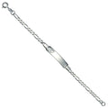 Armband 925 Silber rhodiniert Schildband