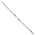 Armband 925 Silber rhodiniert Schildband