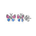 Ohrstecker 925 Sterling Silber Schmetterling