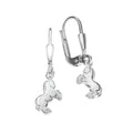 Ohrhänger 925 Sterling Silber Pferd