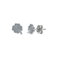 Ohrstecker 925 Sterling Silber Kleeblatt