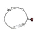 Armband 925 Silber Gravur Marienkäfer
