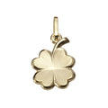 Anhänger 333 Gold Motiv Kleeblatt
