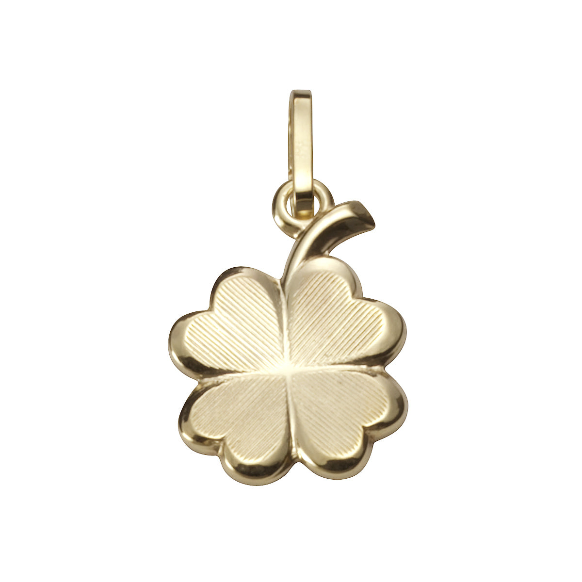 Anhänger 333 Gold Motiv Kleeblatt