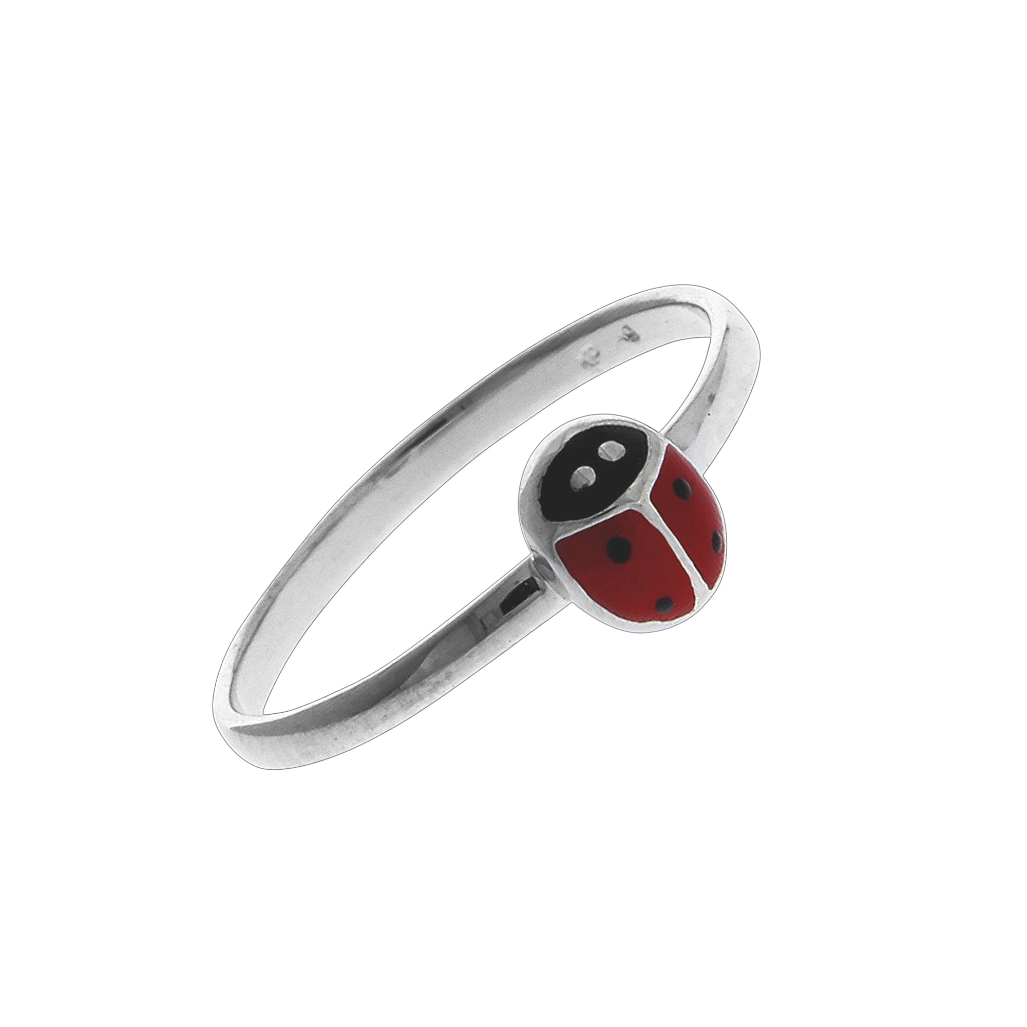Ring 925/- Sterling Silber Marienkäfer