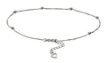 Fusskette 925 Sterling Silber Kugeln