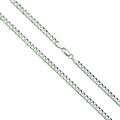Kette 925-/ Sterling Silber rhod. Panzerkette