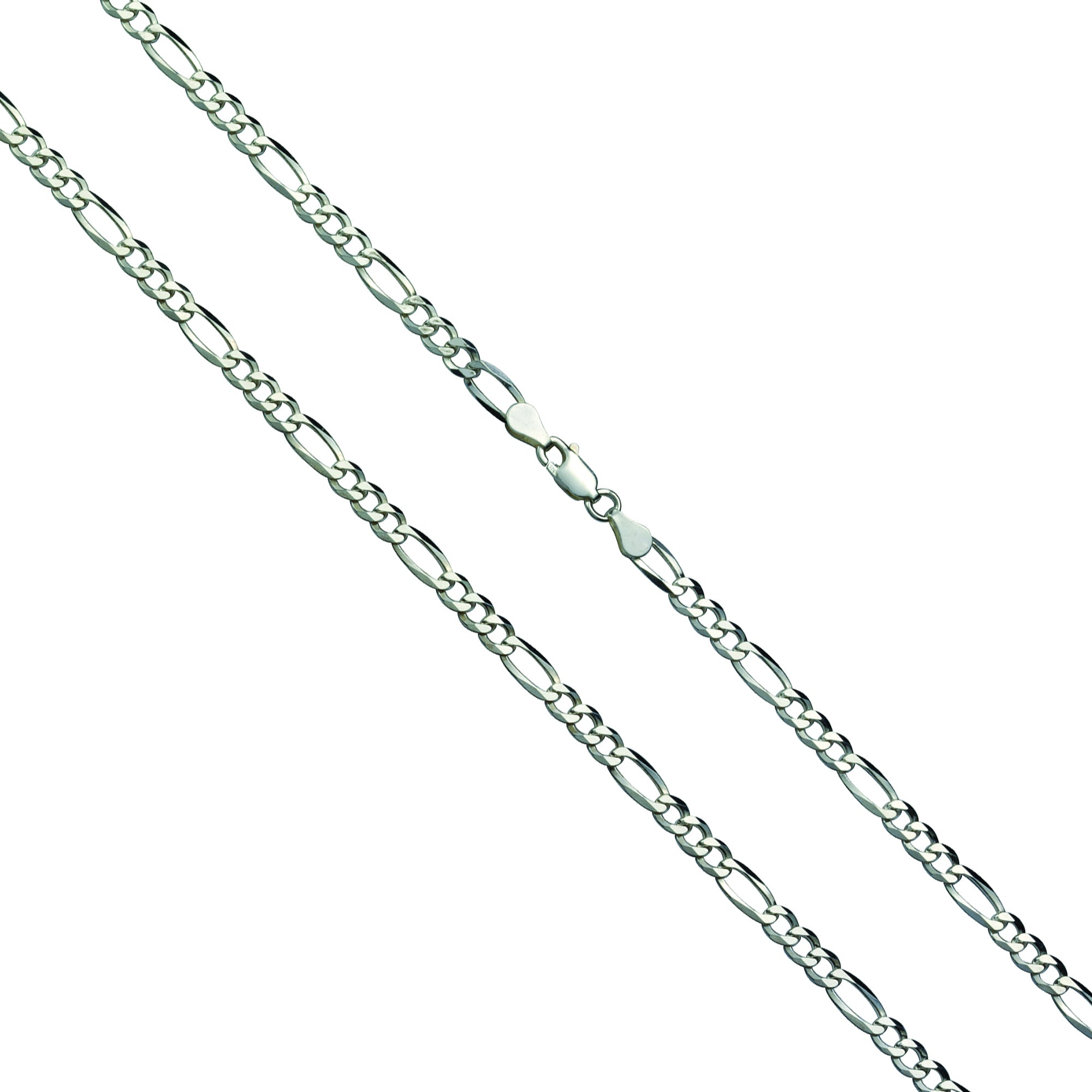 Kette 925-/ Sterling Silber Figarokette
