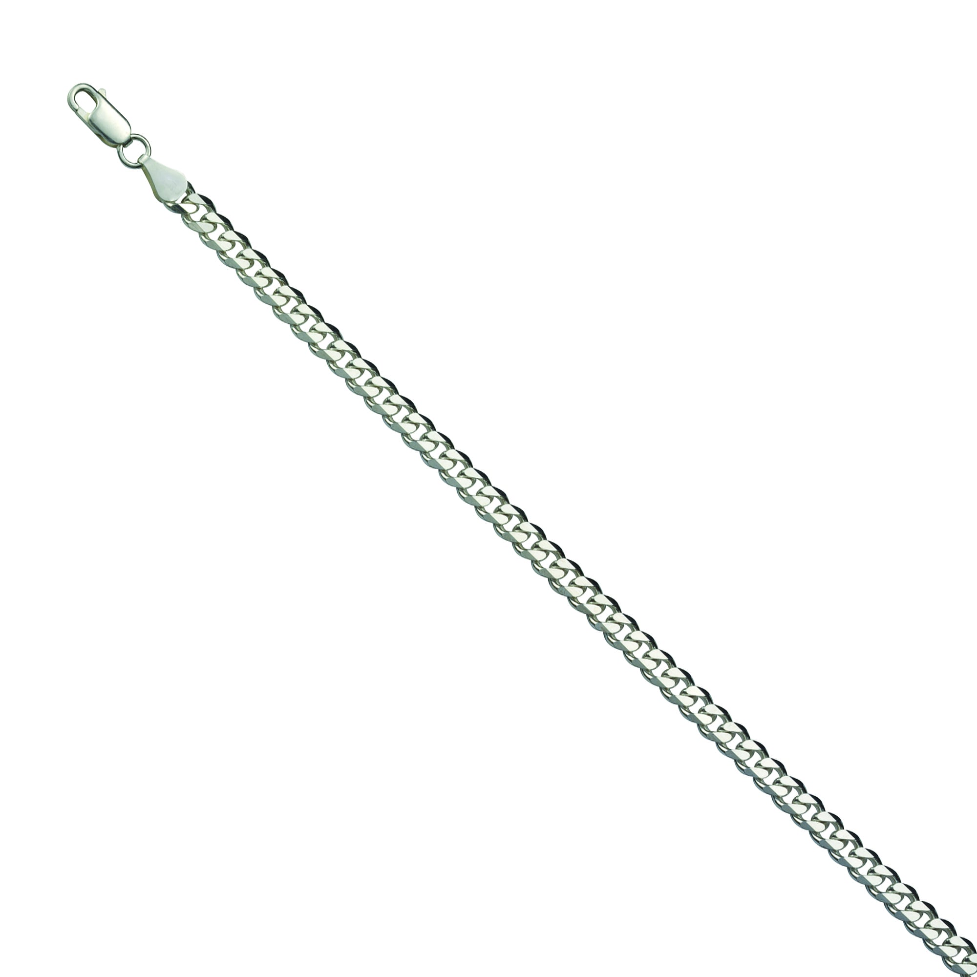 Armband 925/- Sterling Silber rhod. Panzerarmband