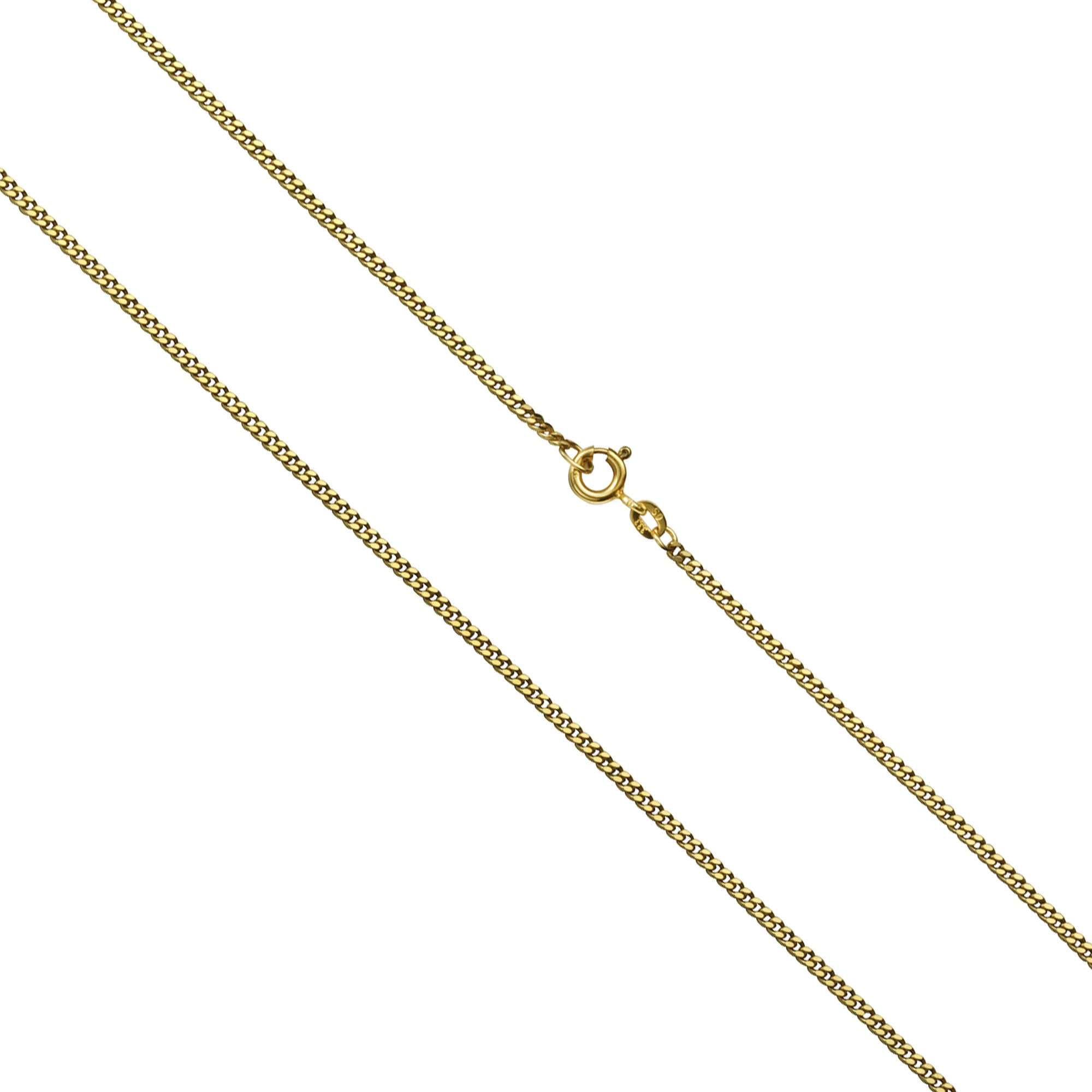 Collier 333 Gold Panzerkette diamantiert