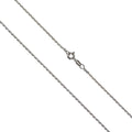 Collier 925 Sterling Silber rhod. Ankerkette