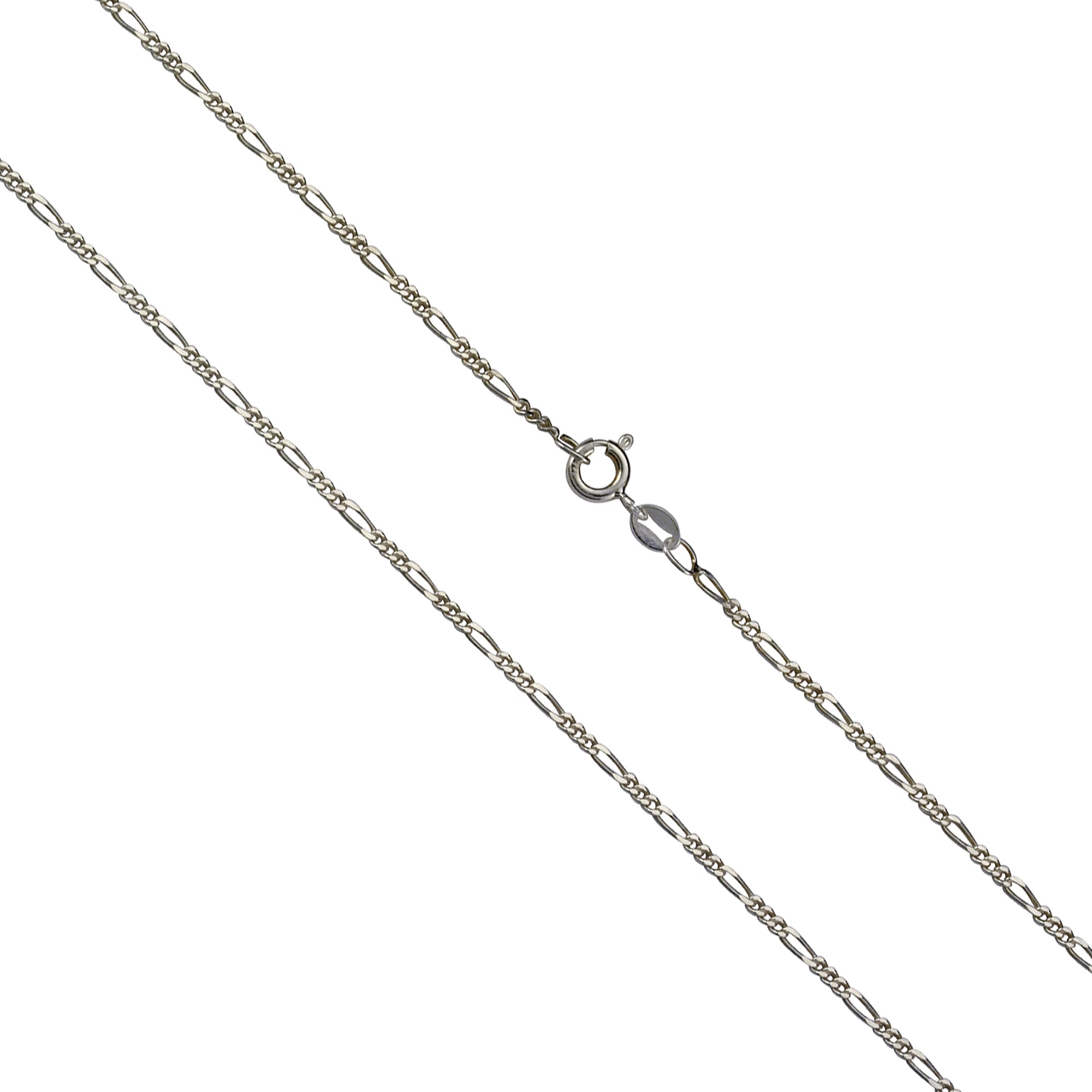 Collier 925/- Sterling Silber Figarokette