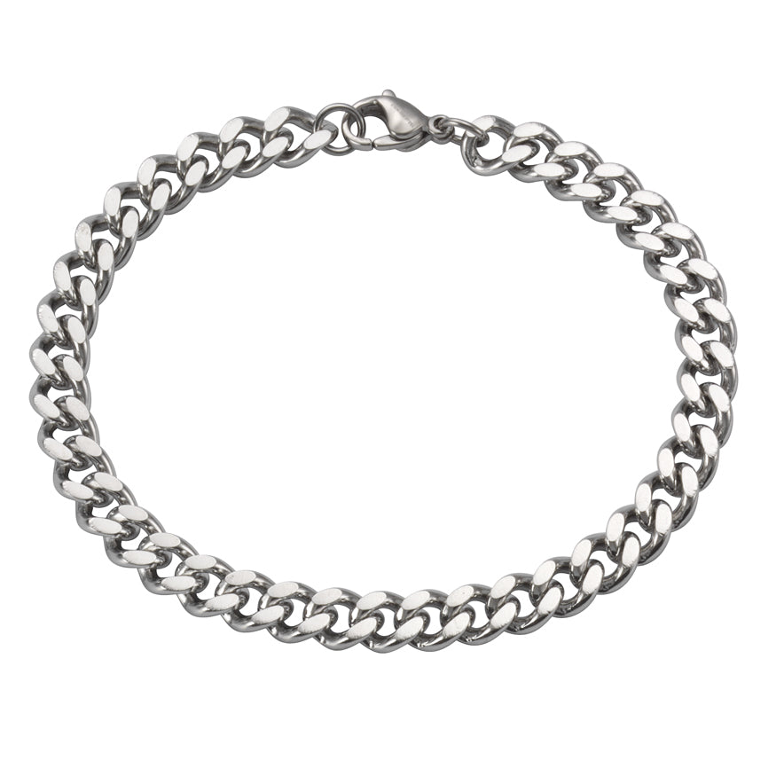 Armband Edelstahl Panzer 7mm breit