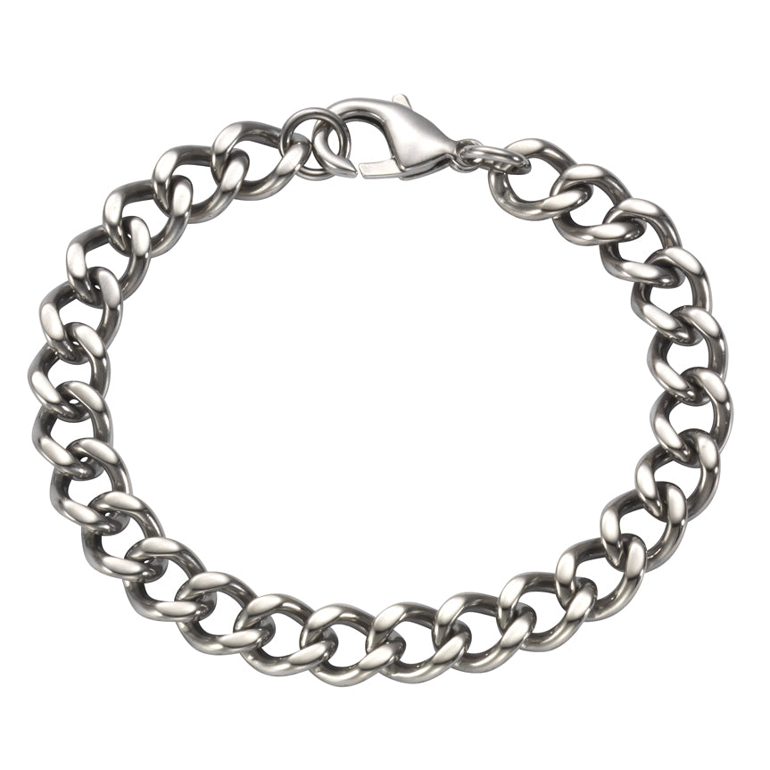 Armband Edelstahl Panzer 10mm breit
