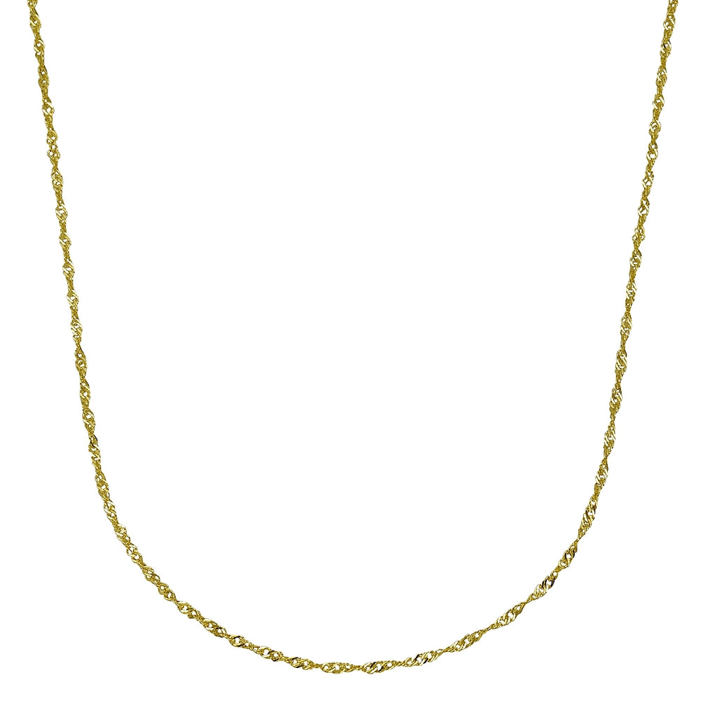 Collier 585 Gold Singapurkette 45cm