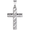 Anhänger 925 Silber rhodiniert Kreuz