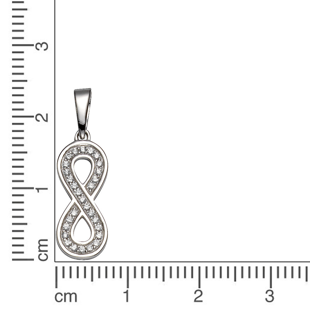 Anhänger 925 Silber Infinity Zeichen