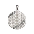 Anhänger 925 Sterling Silber rhodiniert Blume des Lebens