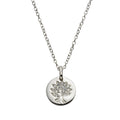 Anhänger mit Kette 925 Sterling Silber rhodiniert Lebensbaum