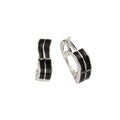 Klappcreolen 925 Sterling Silber Lack