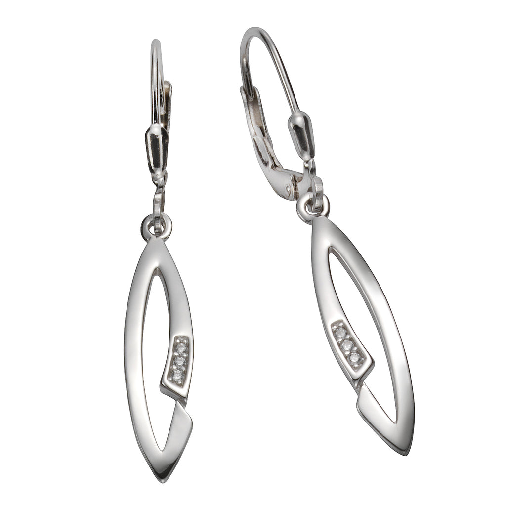 Ohrhänger 925 Silber Zirkonia
