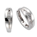 Klappcreolen 925 Silber Zirkonia