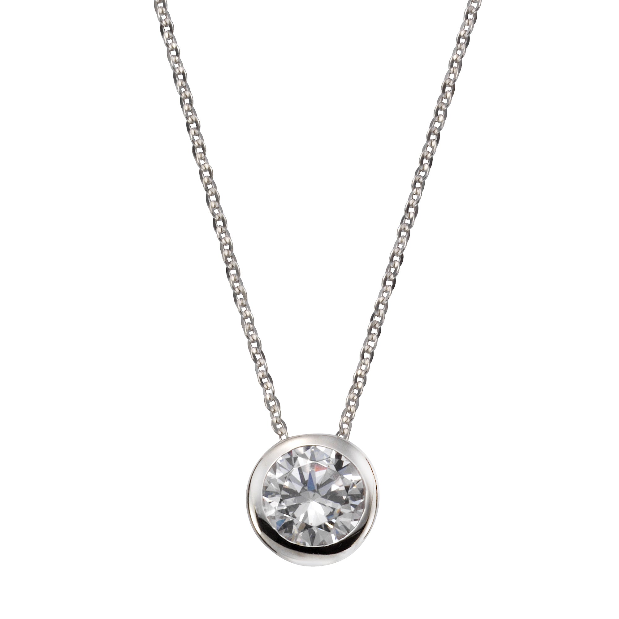 Collier 925 Silber Zirkonia