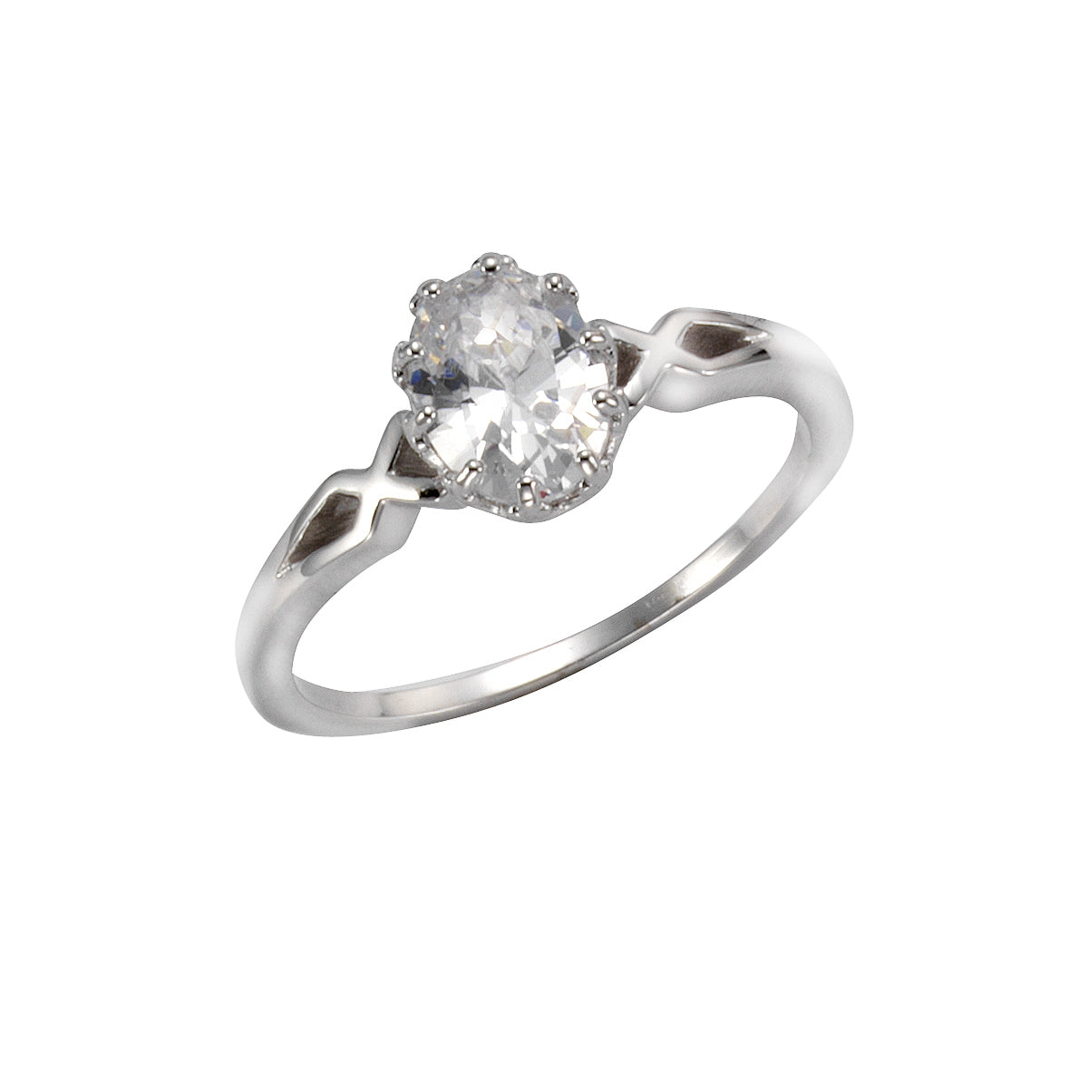 Ring Silber 925 Zirkonia weiß