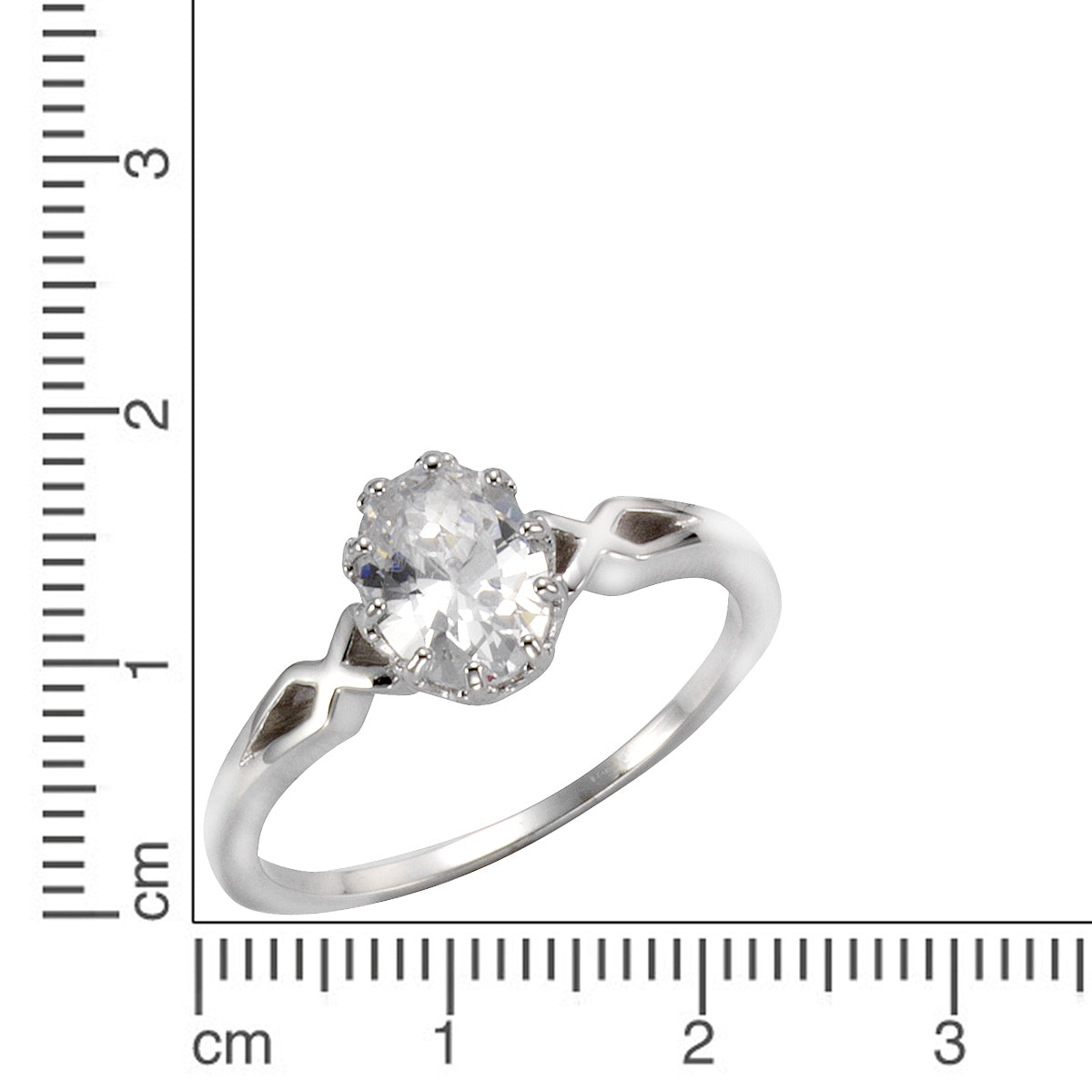 Ring Silber 925 Zirkonia weiß