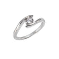 Ring 925 Silber rhodiniert Zirkonia weiß