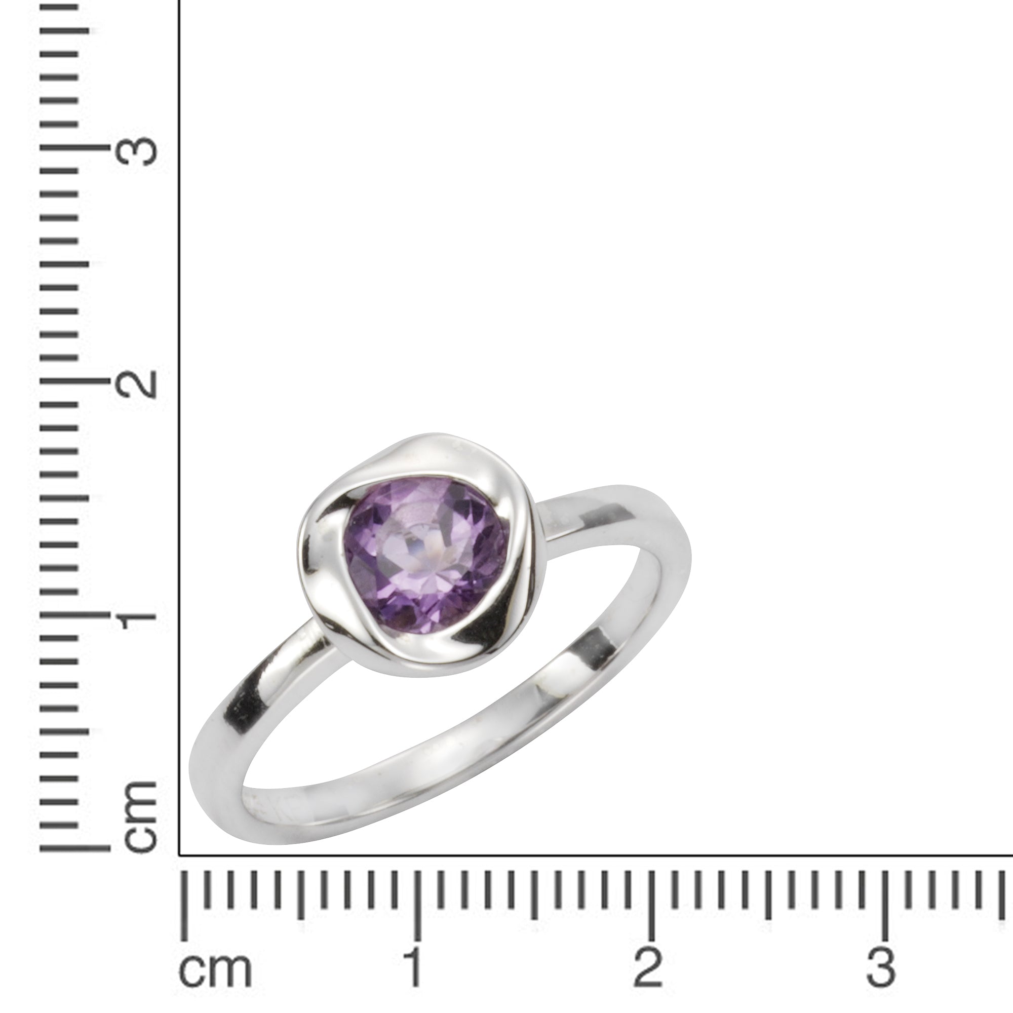 Ring 925-/ Sterling Silber Amethyst