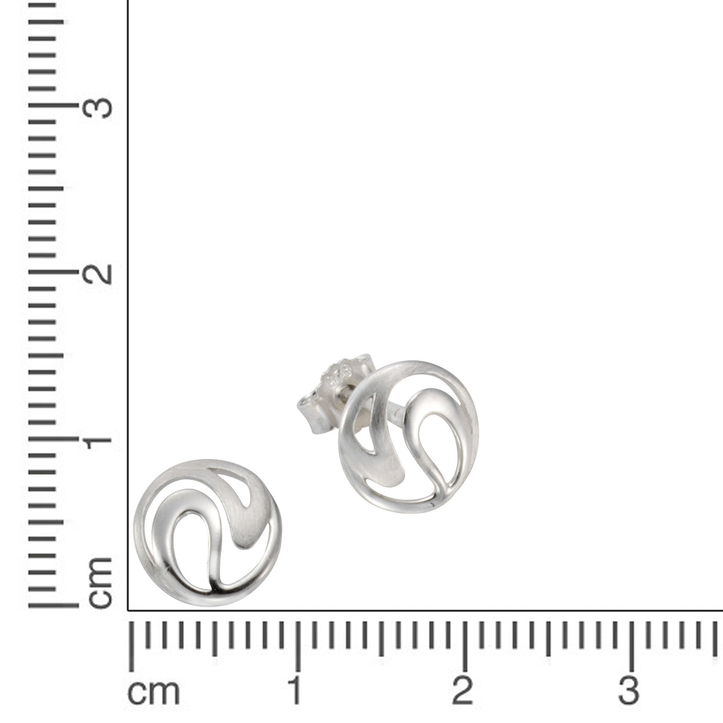 Ohrstecker 925-/ Sterling Silber rhodiniert