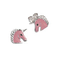 Ohrstecker 925 Sterling Silber Einhorn