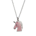 Anhänger mit Kette 925 Silber Einhorn