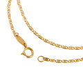 Kette 1,5mm Collier Fantasiekette 9Kt GOLD 45cm