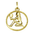 Anhänger 333/- Gelbgold Sternzeichen Jungfrau