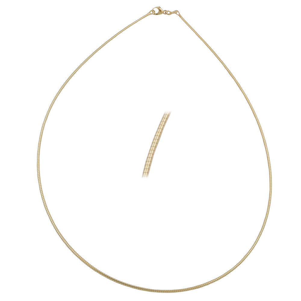 Kette 0,8mm Rundkette 9Kt GOLD 42cm