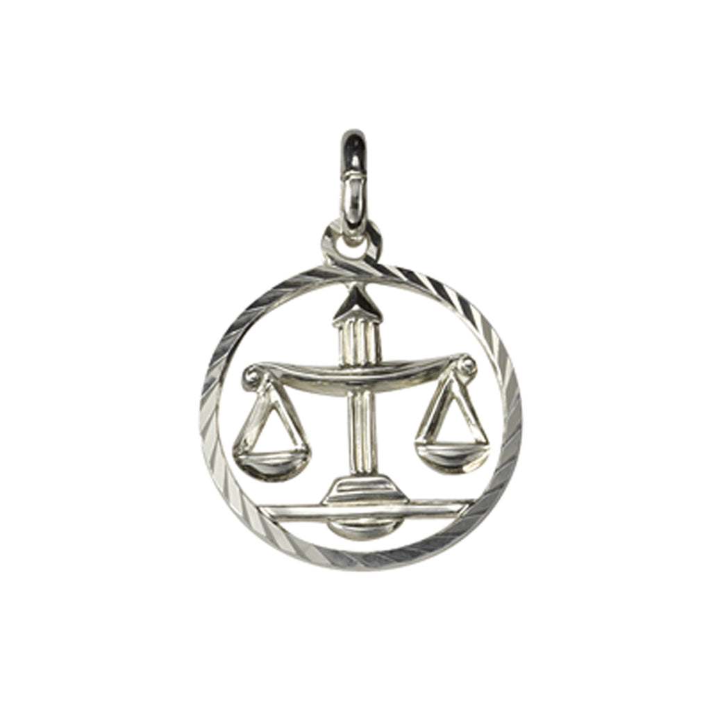Anhänger 925/- Sterling Silber Sternzeichen Waage