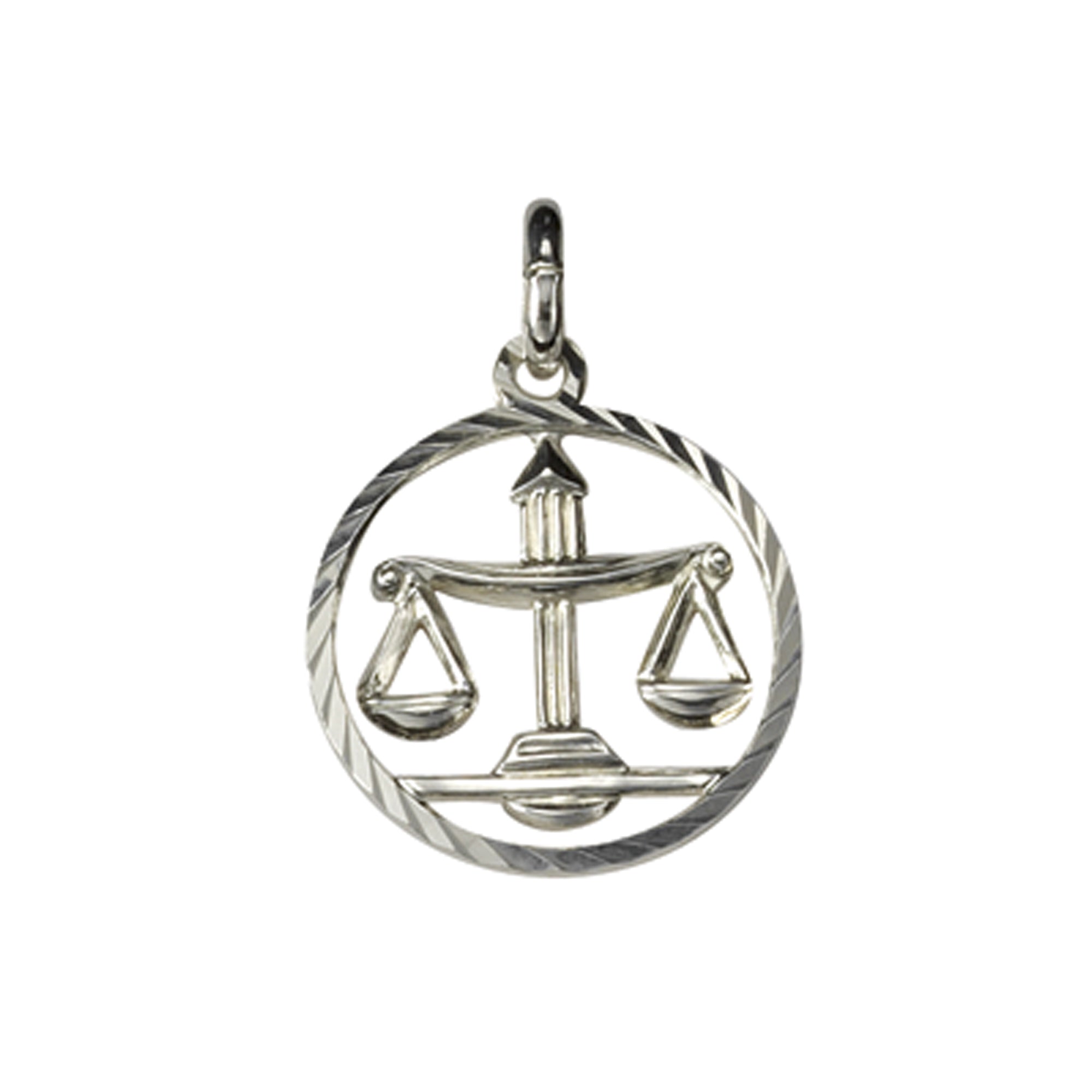 Anhänger 925/- Sterling Silber Sternzeichen Waage
