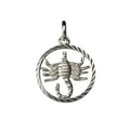 Anhänger 925/- Sterling Silber Sternzeichen Skorpion